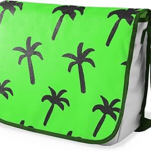 شنطة ماسنجر مدرسية مطبوعة رقميا مع احزمة كاكي للبنات والاولاد من لو جاردين دو لين، شنطة ماسنجر للطلاب، شنط كتف مقاس 29 × 36 سم