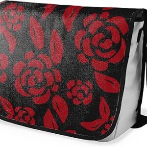 شنطة ماسنجر مدرسية مطبوعة رقمية بحزام اسود للبنات والاولاد من لو جاردين دو لين، شنطة ماسنجر للطلاب، شنط كتف مقاس 29 × 36 سم