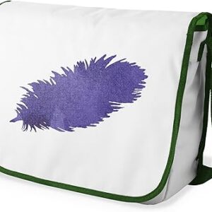 شنطة ماسنجر مدرسية مطبوعة رقميا مع احزمة كاكي للبنات والاولاد من لو جاردين دو لين، شنطة ماسنجر للطلاب، شنط كتف مقاس 29 × 36 سم