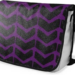 بوناميزون شنطة ماسنجر مدرسية مطبوعة رقميا مع حزام اسود للطلاب، شنطة كروس وشنطة ساعي، شنطة كتف للمدرسة، العودة الى المدرسة، المقاس: 29 × 36 سم