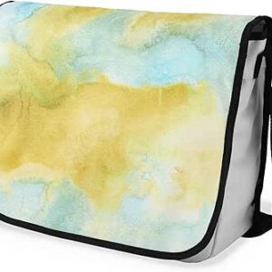 شنطة ماسنجر مدرسية مطبوعة رقمية بحزام اسود للبنات والاولاد من لو جاردين دو لين، شنطة ماسنجر للطلاب، شنط كتف مقاس 29 × 36 سم