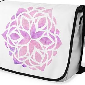 بوناميزون شنطة ماسنجر مدرسية مطبوعة رقميا مع حزام اسود للطلاب، شنطة كروس وشنطة ساعي، شنطة كتف للمدرسة، العودة الى المدرسة، المقاس: 29 × 36 سم