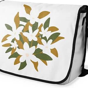 شنطة ماسنجر مدرسية مطبوعة رقمية بحزام اسود للبنات والاولاد من لو جاردين دو لين، شنطة ماسنجر للطلاب، شنط كتف مقاس 29 × 36 سم