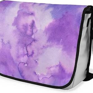 بوناميزون شنطة ماسنجر مدرسية مطبوعة رقميا مع حزام اسود للطلاب، شنطة كروس وشنطة ساعي، شنطة كتف للمدرسة، العودة الى المدرسة، المقاس: 29 × 36 سم