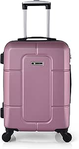 شنطة سفر صلبة للطائرة 2018-20 من نيوترافيل، مقاس 20 انش, روز جولد, 20، نايلون