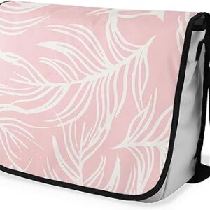 بوناميزون شنطة ماسنجر مدرسية مطبوعة رقميا مع حزام اسود للطلاب، شنطة كروس وشنطة ساعي، شنطة كتف للمدرسة، العودة الى المدرسة، المقاس: 29 × 36 سم