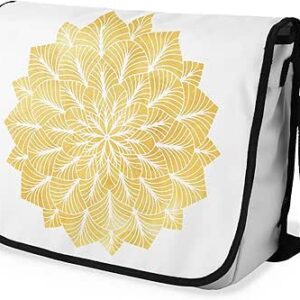 شنطة ماسنجر مدرسية مطبوعة رقمية بحزام اسود للبنات والاولاد من لو جاردين دو لين، شنطة ماسنجر للطلاب، شنط كتف مقاس 29 × 36 سم