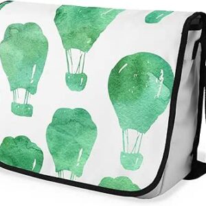 بوناميزون شنطة ماسنجر مدرسية مطبوعة رقميا مع حزام اسود للطلاب، شنطة كروس وشنطة ساعي، شنطة كتف للمدرسة، العودة الى المدرسة، المقاس: 29 × 36 سم