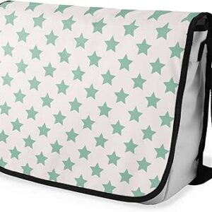 بوناميزون شنطة ماسنجر مدرسية مطبوعة رقميا مع حزام اسود للطلاب، شنطة كروس وشنطة ساعي، شنطة كتف للمدرسة، العودة الى المدرسة، المقاس: 29 × 36 سم