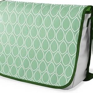 بوناميزون شنطة ماسنجر مدرسية مطبوعة رقميا مع حزام كاكي للطلاب، شنطة كروس وشنطة ساعي، شنطة كتف للمدرسة، العودة الى المدرسة، المقاس: 29 × 36 سم