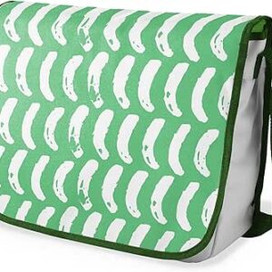 بوناميزون شنطة ماسنجر مدرسية مطبوعة رقميا مع حزام كاكي للطلاب، شنطة كروس وشنطة ساعي، شنطة كتف للمدرسة، العودة الى المدرسة، المقاس: 29 × 36 سم