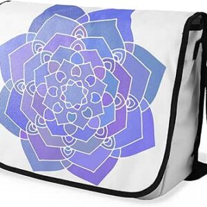 بوناميزون شنطة ماسنجر مدرسية مطبوعة رقميا مع حزام اسود للطلاب، شنطة كروس وشنطة ساعي، شنطة كتف للمدرسة، العودة الى المدرسة، المقاس: 29 × 36 سم