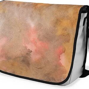 بوناميزون شنطة ماسنجر مدرسية مطبوعة رقميا مع حزام اسود للطلاب، شنطة كروس وشنطة ساعي، شنطة كتف للمدرسة، العودة الى المدرسة، المقاس: 29 × 36 سم