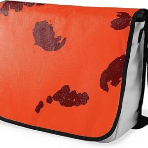 شنطة ماسنجر مدرسية مطبوعة رقمية بحزام اسود للبنات والاولاد من لو جاردين دو لين، شنطة ماسنجر للطلاب، شنط كتف مقاس 29 × 36 سم