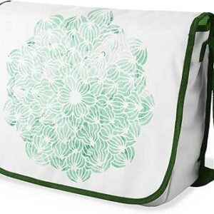 شنطة ماسنجر مدرسية مطبوعة رقميا مع احزمة كاكي للبنات والاولاد من لو جاردين دو لين، شنطة ماسنجر للطلاب، شنط كتف مقاس 29 × 36 سم