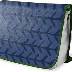 شنطة ماسنجر مدرسية مطبوعة رقميا مع احزمة كاكي للبنات والاولاد من لو جاردين دو لين، شنطة ماسنجر للطلاب، شنط كتف مقاس 29 × 36 سم