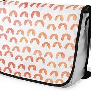 شنطة ماسنجر مدرسية مطبوعة رقمية مع حزام اسود للبنات والاولاد، شنطة ماسنجر للطلاب والعودة الى المدرسة، شنط ماسنجر للطلاب، شنط كتف، المقاس: 29 × 36 سم