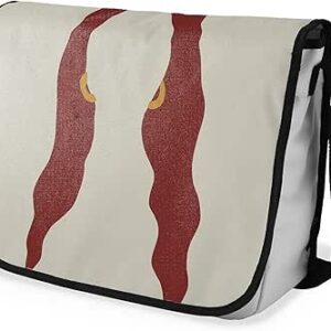 بوناميزون شنطة ماسنجر مدرسية مطبوعة رقميا مع حزام اسود للطلاب، شنطة كروس وشنطة ساعي، شنطة كتف للمدرسة، العودة الى المدرسة، المقاس: 29 × 36 سم