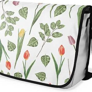 شنطة ماسنجر مدرسية مطبوعة رقمية بحزام اسود للبنات والاولاد من لو جاردين دو لين، شنطة ماسنجر للطلاب، شنط كتف مقاس 29 × 36 سم