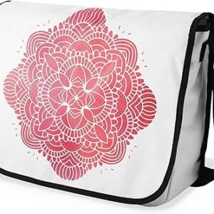 شنطة ماسنجر مدرسية مطبوعة رقمية بحزام اسود للبنات والاولاد من لو جاردين دو لين، شنطة ماسنجر للطلاب، شنط كتف مقاس 29 × 36 سم