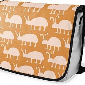 بوناميزون شنطة ماسنجر مدرسية مطبوعة رقميا مع حزام اسود للطلاب، شنطة كروس وشنطة ساعي، شنطة كتف للمدرسة، العودة الى المدرسة، المقاس: 29 × 36 سم