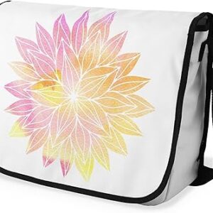 بوناميزون شنطة ماسنجر مدرسية مطبوعة رقميا مع حزام اسود للطلاب، شنطة كروس وشنطة ساعي، شنطة كتف للمدرسة، العودة الى المدرسة، المقاس: 29 × 36 سم