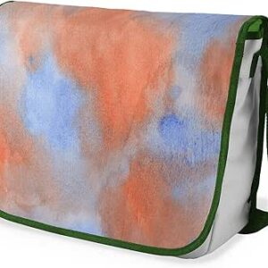 بوناميزون شنطة ماسنجر مدرسية مطبوعة رقميا مع حزام كاكي للطلاب، شنطة كروس وشنطة ساعي، شنطة كتف للمدرسة، العودة الى المدرسة، المقاس: 29 × 36 سم