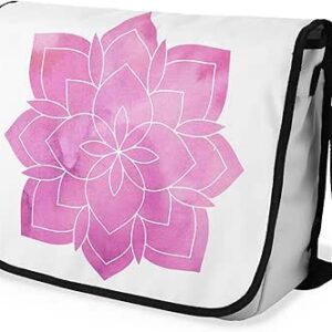 بوناميزون شنطة ماسنجر مدرسية مطبوعة رقميا مع حزام اسود للطلاب، شنطة كروس وشنطة ساعي، شنطة كتف للمدرسة، العودة الى المدرسة، المقاس: 29 × 36 سم