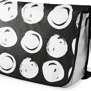 شنطة ماسنجر مدرسية مطبوعة رقمية بحزام اسود للبنات والاولاد من لو جاردين دو لين، شنطة ماسنجر للطلاب، شنط كتف مقاس 29 × 36 سم