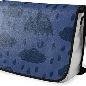 شنطة ماسنجر مدرسية مطبوعة رقمية بحزام اسود للبنات والاولاد من لو جاردين دو لين، شنطة ماسنجر للطلاب، شنط كتف مقاس 29 × 36 سم