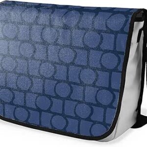 شنطة ماسنجر مدرسية مطبوعة رقمية بحزام اسود للبنات والاولاد من لو جاردين دو لين، شنطة ماسنجر للطلاب، شنط كتف مقاس 29 × 36 سم