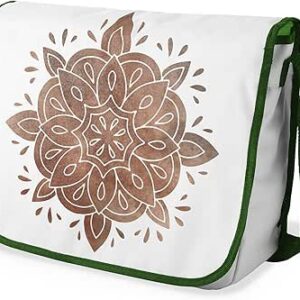 شنطة ماسنجر مدرسية مطبوعة رقميا مع احزمة كاكي للبنات والاولاد من لو جاردين دو لين، شنطة ماسنجر للطلاب، شنط كتف مقاس 29 × 36 سم