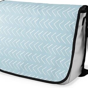 بوناميزون شنطة ماسنجر مدرسية مطبوعة رقميا مع حزام اسود للطلاب، شنطة كروس وشنطة ساعي، شنطة كتف للمدرسة، العودة الى المدرسة، المقاس: 29 × 36 سم