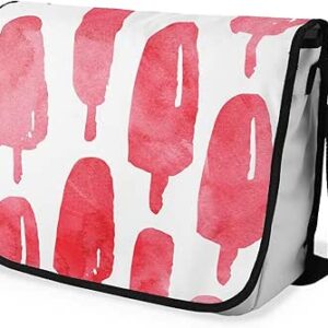 شنطة ماسنجر مدرسية مطبوعة رقمية بحزام اسود للبنات والاولاد من لو جاردين دو لين، شنطة ماسنجر للطلاب، شنط كتف مقاس 29 × 36 سم