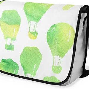 بوناميزون شنطة ماسنجر مدرسية مطبوعة رقميا مع حزام اسود للطلاب، شنطة كروس وشنطة ساعي، شنطة كتف للمدرسة، العودة الى المدرسة، المقاس: 29 × 36 سم