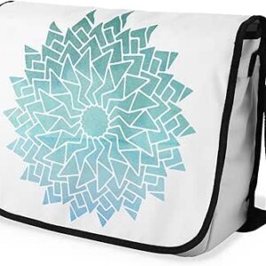 شنطة ماسنجر مدرسية مطبوعة رقمية بحزام اسود للبنات والاولاد من لو جاردين دو لين، شنطة ماسنجر للطلاب، شنط كتف مقاس 29 × 36 سم