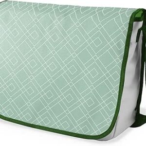 شنطة ماسنجر مدرسية مطبوعة رقميا مع احزمة كاكي للبنات والاولاد من لو جاردين دو لين، شنطة ماسنجر للطلاب، شنط كتف مقاس 29 × 36 سم