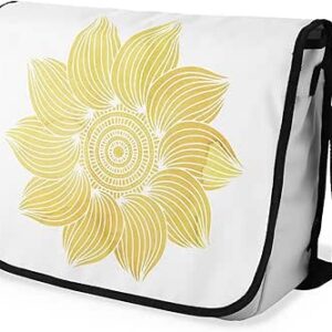 بوناميزون شنطة ماسنجر مدرسية مطبوعة رقميا مع حزام اسود للطلاب، شنطة كروس وشنطة ساعي، شنطة كتف للمدرسة، العودة الى المدرسة، المقاس: 29 × 36 سم