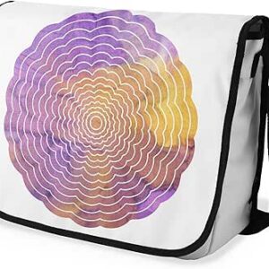 بوناميزون شنطة ماسنجر مدرسية مطبوعة رقميا مع حزام اسود للطلاب، شنطة كروس وشنطة ساعي، شنطة كتف للمدرسة، العودة الى المدرسة، المقاس: 29 × 36 سم