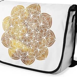 بوناميزون شنطة ماسنجر مدرسية مطبوعة رقميا مع حزام اسود للطلاب، شنطة كروس وشنطة ساعي، شنطة كتف للمدرسة، العودة الى المدرسة، المقاس: 29 × 36 سم