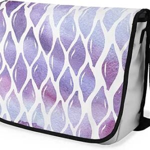 بوناميزون شنطة ماسنجر مدرسية مطبوعة رقميا مع حزام اسود للطلاب، شنطة كروس وشنطة ساعي، شنطة كتف للمدرسة، العودة الى المدرسة، المقاس: 29 × 36 سم