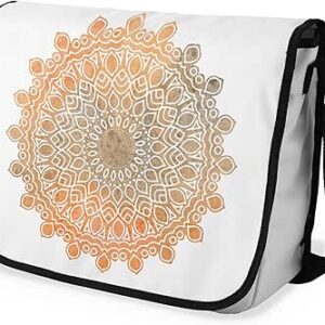 بوناميزون شنطة ماسنجر مدرسية مطبوعة رقميا مع حزام اسود للطلاب، شنطة كروس وشنطة ساعي، شنطة كتف للمدرسة، العودة الى المدرسة، المقاس: 29 × 36 سم