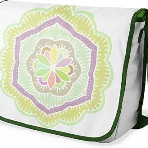 بوناميزون شنطة ماسنجر مدرسية مطبوعة رقميا مع حزام كاكي للطلاب، شنطة كروس وشنطة ساعي، شنطة كتف للمدرسة، العودة الى المدرسة، المقاس: 29 × 36 سم