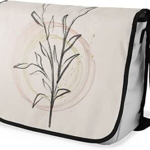 شنطة ماسنجر مدرسية مطبوعة رقمية بحزام اسود للبنات والاولاد من لو جاردين دو لين، شنطة ماسنجر للطلاب، شنط كتف مقاس 29 × 36 سم