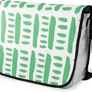 بوناميزون شنطة ماسنجر مدرسية مطبوعة رقميا مع حزام اسود للطلاب، شنطة كروس وشنطة ساعي، شنطة كتف للمدرسة، العودة الى المدرسة، المقاس: 29 × 36 سم