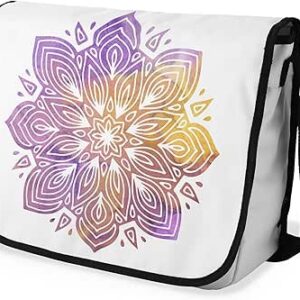 بوناميزون شنطة ماسنجر مدرسية مطبوعة رقميا مع حزام اسود للطلاب، شنطة كروس وشنطة ساعي، شنطة كتف للمدرسة، العودة الى المدرسة، المقاس: 29 × 36 سم