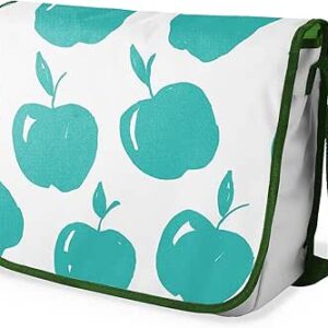 شنطة ماسنجر مدرسية مطبوعة رقميا مع احزمة كاكي للبنات والاولاد من لو جاردين دو لين، شنطة ماسنجر للطلاب، شنط كتف مقاس 29 × 36 سم