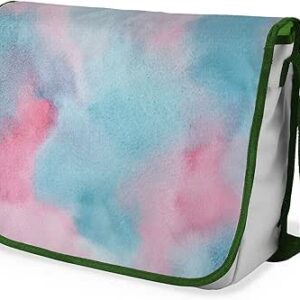 بوناميزون شنطة ماسنجر مدرسية مطبوعة رقميا مع حزام كاكي للطلاب، شنطة كروس وشنطة ساعي، شنطة كتف للمدرسة، العودة الى المدرسة، المقاس: 29 × 36 سم