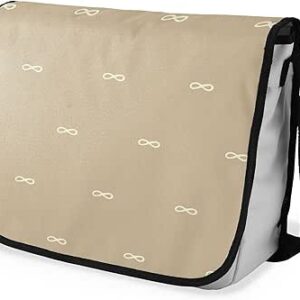 بوناميزون شنطة ماسنجر مدرسية مطبوعة رقميا مع حزام اسود للطلاب، شنطة كروس وشنطة ساعي، شنطة كتف للمدرسة، العودة الى المدرسة، المقاس: 29 × 36 سم