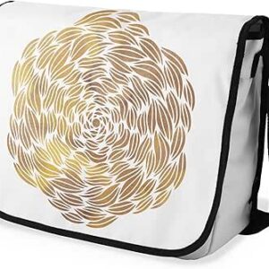 بوناميزون شنطة ماسنجر مدرسية مطبوعة رقميا مع حزام اسود للطلاب، شنطة كروس وشنطة ساعي، شنطة كتف للمدرسة، العودة الى المدرسة، المقاس: 29 × 36 سم